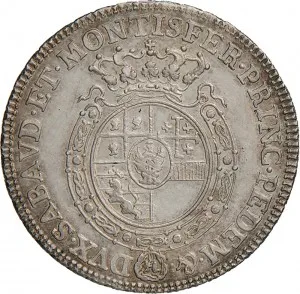 Carlo Emanuele III di Savoia 1730 1773 Regno di Sardegna Periodo posteriore alla riforma monetaria del 1754 Quarto di scudo 1755 1772 Scudo rotondo 30 mm 8,24 8,79 g Ag rovescio