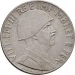 Regno d'Albania 2 periodo Vittorio Emanuele III di Savoia 1939 1943 0,20 lek 1939 Anno XVIII 1941 Anno XIX Aquila bicipite 21.7 mm 3,92 4,08 g Ac dritto