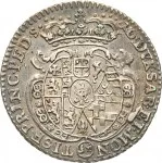 Regno di Sardegna Carlo Emanuele III di Savoia 1730 1773 Periodo anteriore alla riforma monetaria del 1754 Mezza lira da 10 soldi 1742 Scudo sagomato 2 tipo 21 mm 2,76 2,86 g Ag rovescio