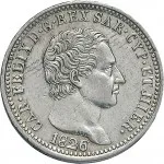 Regno di Sardegna Carlo Felice di Savoia 1821 1831 1 lira 1823 1830 Scudo triangolare rialzato 23 mm 4,59 5 g Ag dritto