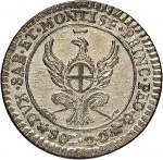 Regno di Sardegna Vittorio Amedeo III di Savoia 1773 1796 2,6 soldi 1781 1785 Aquila spiegata 20 mm 1,62 3,09 g Mi rovescio