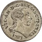 Regno di Sardegna Vittorio Amedeo III di Savoia 1773 1796 2,6 soldi 1781 1785 Aquila spiegata 20 mm 1,62 3,09 g Mi dritto