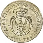 Regno di Sardegna Vittorio Amedeo III di Savoia 1773 1796 7,6 soldi 1781 1795 Scudo ovale a cartoccio 26 mm 4,17 4,85 g Mi rovescio