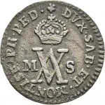 Regno di Sardegna Vittorio Amedeo III di Savoia 1773 1796 Mezzo soldo da 6 denari 1780 1789 Cifre del sovrano 17 mm 1,56 1,9 g Mi rovescio