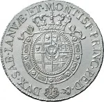 Regno di Sardegna Vittorio Emanuele I di Savoia 1802 1821 Periodo anteriore alla riforma decimale del 1816 Mezzo scudo da 3 lire 1815 Scudo rotondo 2 tipo 36 mm 17,58 17,6 g Ag rovescio