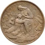 Regno d'Italia Regnando Vittorio Emanuele III di Savoia 1900 1946Soldone e gettoni della Croce Rossa Gettone di guerra 1915 Croce Rossa 30.8 mm 9,09 10,68 g dritto