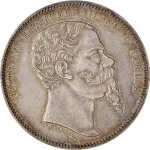 Regno d'Italia Vittorio Emanuele II di Savoia 1861 1878 5 lire 1861 Scudo sannitico 1 tipo 37 mm 24,89 25 g Ag dritto