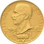 Regno d'Italia Vittorio Emanuele III di Savoia 1900 1936 Re 100 lire 1925 Fante vittorioso 35 mm 32,23 32,25 g Au dritto