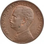 Regno d'Italia Vittorio Emanuele III di Savoia 1900 1936 Re 2 centesimi 1908 1917 Italia marinara 20 mm 1,97 2,03 g dritto