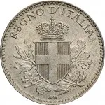 Regno d'Italia Vittorio Emanuele III di Savoia 1900 1936 Re 20 centesimi 1918 1920 Valore entro esagono 21 mm 3,88 4,12 g Ni dritto