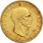 Regno d'Italia Vittorio Emanuele III di Savoia 1936 1943 Re e Imperatore 100 lire 1936 Anno XIV Littore 1 tipo 23.5 mm 8,742 8,812 g Au dritto
