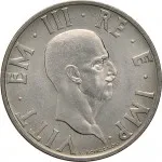 Regno d'Italia Vittorio Emanuele III di Savoia 1936 1943 Re e Imperatore 2 lire 1936 Anno XIV 1938 Anno XVII Aquila romana 1 tipo 29 mm 9,9 10,1 g Ni dritto