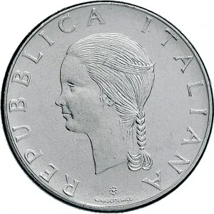 Repubblica Italiana Lire 1946 2001 Repubblica Italiana Monetazione del secondo periodo dal 1951 100 lire 1979 Vacca e vitello 27,8 mm 7,8 8,2 g Ac dritto
