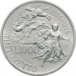 Repubblica Italiana Repubblica Italiana Lire 1946 2001Emissioni in argento confezionate 1.000 lire 1994 Tintoretto 31.4 mm 14,527 14,673 g Ag rovescio