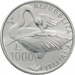 Repubblica Italiana Repubblica Italiana Lire 1946 2001Emissioni in argento confezionate 1.000 lire 1996 Eugenio Montale 31.4 mm 14,527 14,673 g Ag dritto