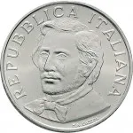 Repubblica Italiana Repubblica Italiana Lire 1946 2001Emissioni in argento confezionate 1.000 lire 1997 Gaetano Donizetti 31.4 mm 14,527 14,673 g Ag dritto