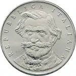 Repubblica Italiana Repubblica Italiana Lire 1946 2001Emissioni in argento confezionate 1.000 lire 2001 Giuseppe Verdi 31.4 mm 14,527 14,673 g Ag dritto