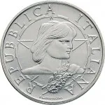 Repubblica Italiana Repubblica Italiana Lire 1946 2001Emissioni in argento confezionate 10.000 lire 1996 Proclamazione della Repubblica 34 mm 21,89 22,11 g Ag dritto