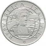 Repubblica Italiana Repubblica Italiana Lire 1946 2001Emissioni in argento confezionate 200 lire 1989 Scoperta dell'America 1 tipo 24 mm 4,9 5,1 g Ag dritto