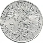Repubblica Italiana Repubblica Italiana Lire 1946 2001Emissioni in argento confezionate 200 lire 1991 Flora e fauna da salvare 1 tipo 27 mm 8,945 9,055 g Ag dritto