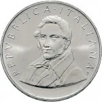 Repubblica Italiana Repubblica Italiana Lire 1946 2001Emissioni in argento confezionate 500 lire 1985 Alessandro Manzoni 29 mm 10,945 11,055 g Ag dritto
