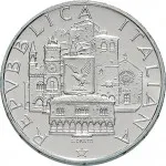 Repubblica Italiana Repubblica Italiana Lire 1946 2001Emissioni in argento confezionate 500 lire 1985 Collegio del Mondo Unito dellAdriatico 29 mm 10,945 11,055 g Ag dritto