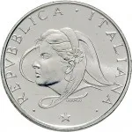 Repubblica Italiana Repubblica Italiana Lire 1946 2001Emissioni in argento confezionate 500 lire 1987 Famiglia 29 mm 10,945 11,055 g Ag dritto