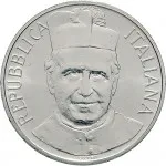 Repubblica Italiana Repubblica Italiana Lire 1946 2001Emissioni in argento confezionate 500 lire 1988 San Giovanni Bosco 29 mm 10,945 11,055 g Ag dritto