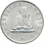 Repubblica Italiana Repubblica Italiana Lire 1946 2001Emissioni in argento confezionate 500 lire 1988 Universit di Bologna 29 mm 10,945 11,055 g Ag dritto