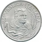 Repubblica Italiana Repubblica Italiana Lire 1946 2001Emissioni in argento confezionate 500 lire 1989 Tommaso Campanella 29 mm 10,945 11,055 g Ag dritto