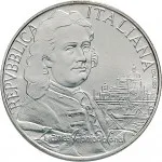 Repubblica Italiana Repubblica Italiana Lire 1946 2001Emissioni in argento confezionate 5.000 lire 1997 Canaletto 32 mm 17,91 18,09 g Ag dritto