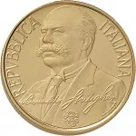 Repubblica Italiana Repubblica Italiana Lire 1946 2001Emissioni in oro confezionate 50.000 lire 1993 Banca d'Italia 20 mm 7,4625 7,5375 g Au dritto