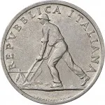 Repubblica Italiana Repubblica Italiana Lire 1946 2001Monetazione del primo periodo fino al 1950 2 lire 1946 1950 Spiga 24.1 mm 1,715 1,785 g It dritto