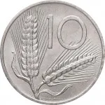Repubblica Italiana Repubblica Italiana Lire 1946 2001Monetazione del secondo periodo dal 1951 10 lire 1951 2001 Spighe 23.3 mm 1,568 1,832 g It rovescio