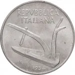 Repubblica Italiana Repubblica Italiana Lire 1946 2001Monetazione del secondo periodo dal 1951 10 lire 1951 2001 Spighe 23.3 mm 1,568 1,832 g It dritto