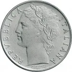 Repubblica Italiana Repubblica Italiana Lire 1946 2001Monetazione del secondo periodo dal 1951 100 lire 1955 1989 Minerva 1 tipo 27.8 mm 7,8 8,2 g Ac dritto