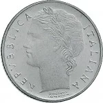 Repubblica Italiana Repubblica Italiana Lire 1946 2001Monetazione del secondo periodo dal 1951 100 lire 1990 1992 Minerva 2 tipo 18.3 mm 3,4 3,2 g Ac rovescio