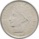 Repubblica Italiana Repubblica Italiana Lire 1946 2001Monetazione del secondo periodo dal 1951 100 lire 1993 Italia turrita 1 tipo 22 mm 4,4 4,6 g CuNi dritto