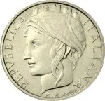 Repubblica Italiana Repubblica Italiana Lire 1946 2001Monetazione del secondo periodo dal 1951 100 lire 1993 Italia turrita 2 tipo 22 mm 4,4 4,6 g CuNi dritto