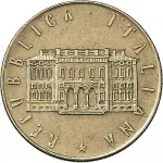 Repubblica Italiana Repubblica Italiana Lire 1946 2001Monetazione del secondo periodo dal 1951 200 lire 1981 Villa Lubin 24 mm 4,9 5,1 g Ba dritto
