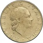 Repubblica Italiana Repubblica Italiana Lire 1946 2001Monetazione del secondo periodo dal 1951 200 lire 1990 Palazzo Spada 24 mm 4,9 5,1 g Ba dritto