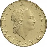 Repubblica Italiana Repubblica Italiana Lire 1946 2001Monetazione del secondo periodo dal 1951 200 lire 1992 Esposizione Genova '92 24 mm 4,9 5,1 g Ba dritto