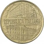 Repubblica Italiana Repubblica Italiana Lire 1946 2001Monetazione del secondo periodo dal 1951 200 lire 1996 Stemma Guardia di Finanza 24 mm 4,9 5,1 g Ba dritto