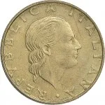 Repubblica Italiana Repubblica Italiana Lire 1946 2001Monetazione del secondo periodo dal 1951 200 lire 1999 Carabinieri tutela patrimonio artistico 24 mm 4,9 5,1 g Ba dritto