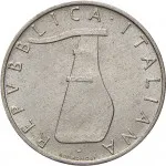 Repubblica Italiana Repubblica Italiana Lire 1946 2001Monetazione del secondo periodo dal 1951 5 lire 1951 2001 Delfino 20.2 mm 0,98 1,02 g It dritto