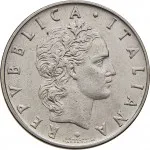 Repubblica Italiana Repubblica Italiana Lire 1946 2001Monetazione del secondo periodo dal 1951 50 lire 1954 1989 Vulcano 1 tipo 24.8 mm 6,094 6,406 g Ac dritto