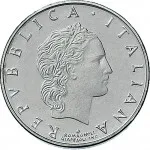 Repubblica Italiana Repubblica Italiana Lire 1946 2001Monetazione del secondo periodo dal 1951 50 lire 1990 1995 Vulcano 2 tipo 16.55 mm 2,55 2,85 g Ac dritto