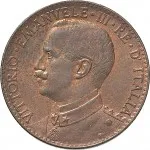 Somalia Italiana Vittorio Emanuele III di Savoia 1900 1936 Re Periodo anteriore alla riforma monetaria del 1925 2 bese 1909 1924 Valore 25 mm 4,945 5,005 g dritto