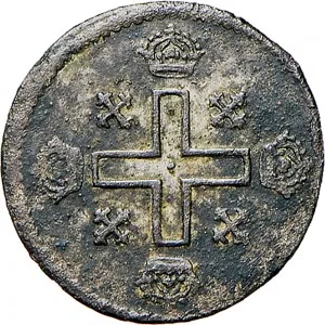 Vittorio Amedeo II di Savoia 1720 1730 Regno di Sardegna Soldo da 12 denari 1724 1730 Croce piana 2 tipo 20 mm 1,44 1,80 g Mi rovescio